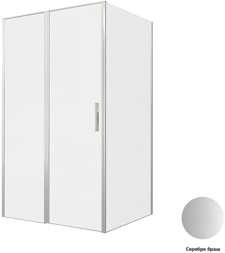 Душевой уголок Allen Brau Priority 120x100 3.31032.BA + 3.31047.BA серебро браш Душевой уголок Allen Brau Priority 120x100 3.31032.BA + 3.31047.BA серебро браш