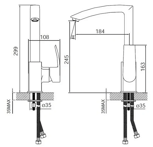 Смеситель для кухни Iddis Vane YA56177C Смеситель для кухни Iddis Vane YA56177C