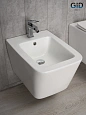 Детальная картинка товара «биде подвесное gid bdp-44 21109 белый 51.5x36x30»