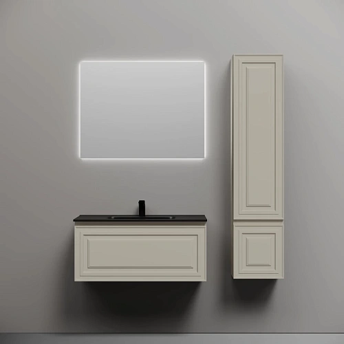 Тумба под раковину Sancos Very VR90CE 890х445х406 Beige Soft, подвесная Тумба под раковину Sancos Very VR90CE 890х445х406 Beige Soft, подвесная