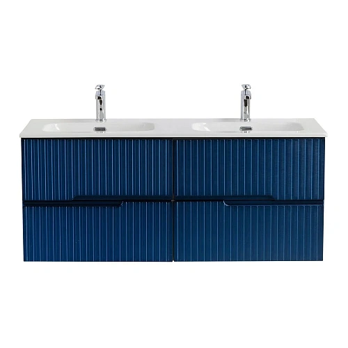 Тумба под раковину CEZARES DUET-N-1200-4C-SO-2-SPF-P Sapfiro 1400x457 подвесная Тумба под раковину CEZARES DUET-N-1200-4C-SO-2-SPF-P Sapfiro 1400x457 подвесная