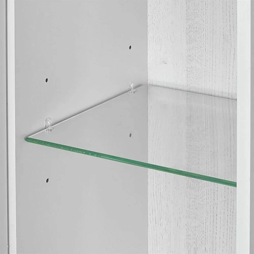 Шкаф Aquaton Сакура левый ольха наварра, белый глянец 1A220803SKW8L Шкаф Aquaton Сакура левый ольха наварра, белый глянец 1A220803SKW8L