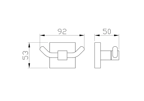 Крючок Wonzon & Woghand темное золото (WW-8925-DG) Крючок Wonzon & Woghand темное золото (WW-8925-DG)