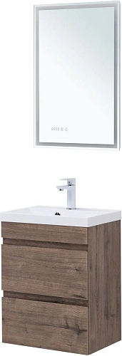 Тумба под раковину Aquanet Нота New 50 дуб веллингтон табак 00334190 подвесная Тумба под раковину Aquanet Нота New 50 дуб веллингтон табак 00334190 подвесная
