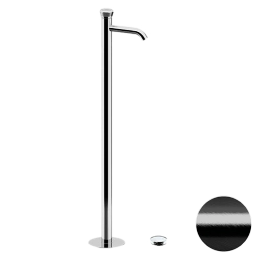 Смеситель для раковины Remer Element ET18CFP, черный брашированный хром Смеситель для раковины Remer Element ET18CFP, черный брашированный хром