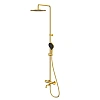 Душевая система WHITECROSS Y Y1234TOPGLB термостатическая, брашированное золото