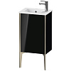 Картинка анонса товара «тумба под раковину duravit xviu xv4480rb140 напольная 41 см черный глянцевый»