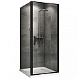 Детальная картинка товара «душевой уголок abber sonnenstrand ag04090b-s85b 90x85 см универсальный, профиль черный, стекло прозрачное»