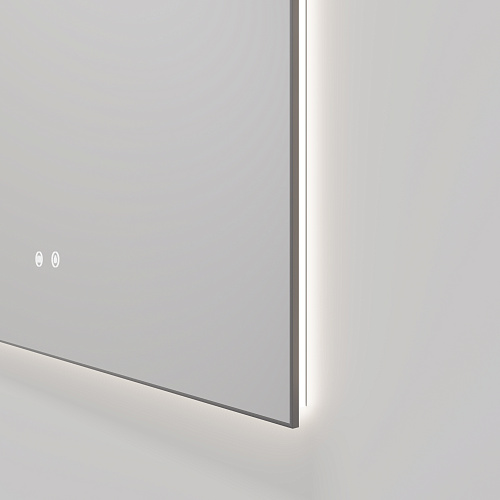 Зеркало Vincea LED VLM-4F120GM-2 1200х800 сенсорное, антизапотевание, вороненая сталь Зеркало Vincea LED VLM-4F120GM-2 1200х800 сенсорное, антизапотевание, вороненая сталь