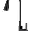 Смеситель для кухни Splenka S06.43.06 с гибким изливом, черный Смеситель для кухни Splenka S06.43.06 с гибким изливом, черный