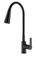 Смеситель для кухни Splenka S06.43.06 с гибким изливом, черный Смеситель для кухни Splenka S06.43.06 с гибким изливом, черный
