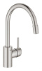 Картинка анонса товара «смеситель для кухни grohe concetto new с выдвижным изливом, суперсталь (32663dc3)»