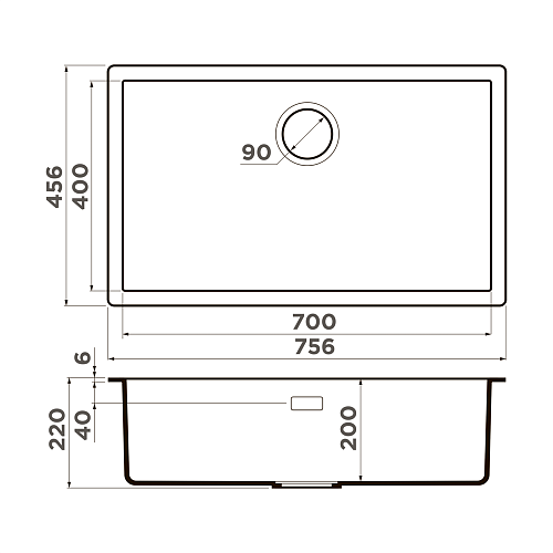 Кухонная мойка Omoikiri Yamakawa 75T-U/I-PL Tetogranit/платина 4993464 Кухонная мойка Omoikiri Yamakawa 75T-U/I-PL Tetogranit/платина 4993464