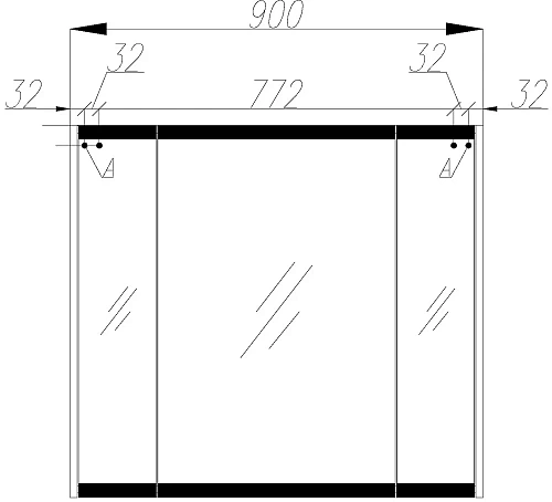 Зеркальный шкаф STWORKI Кронборг 90 см , навесной , в стиле лофт , черная , левый , прямоугольный 47 477569 Зеркальный шкаф STWORKI Кронборг 90 см , навесной , в стиле лофт , черная , левый , прямоугольный 47 477569