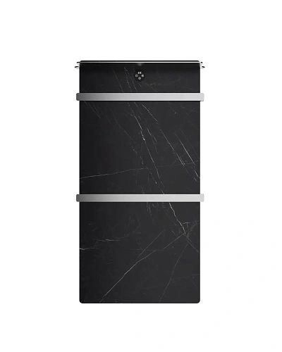 Полотенцесушитель электрический Wonzon & Woghand с греющей плитой черный мрамор, брашированный никель (WW-A504-BR) Полотенцесушитель электрический Wonzon & Woghand с греющей плитой черный мрамор, брашированный никель (WW-A504-BR)