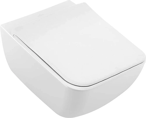 Унитаз подвесной Villeroy & Boch Venticello 4611RLR1 (4611 RL R1) CeramicPlus, DirectFlush Унитаз подвесной Villeroy & Boch Venticello 4611RLR1 (4611 RL R1) CeramicPlus, DirectFlush