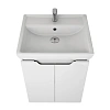 Тумба под раковину DREJA Q PLUS (D), 55 см, подвесная/напольная, 2 дверцы, с опорами, белый глянец 9 99.1008 Тумба под раковину DREJA Q PLUS (D), 55 см, подвесная/напольная, 2 дверцы, с опорами, белый глянец 9 99.1008