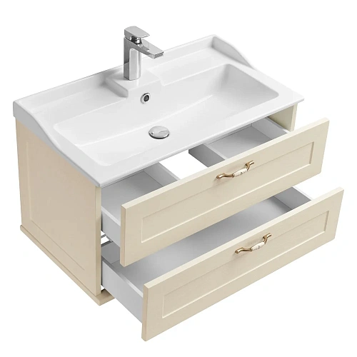 Тумба под раковину Aquaton Леон 80 дуб бежевый 1A186301LBPR0 Тумба под раковину Aquaton Леон 80 дуб бежевый 1A186301LBPR0