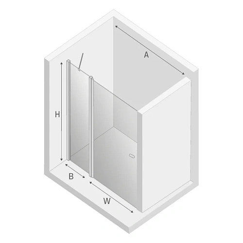 Душевая дверь NEW TRENDY NEW SOLEO LIGHT GOLD 90x195 D-0482A светлое золото Душевая дверь NEW TRENDY NEW SOLEO LIGHT GOLD 90x195 D-0482A светлое золото