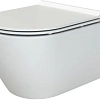 Унитаз подвесной Boheme Bianca белый глянец (без крышки) 963-W Унитаз подвесной Boheme Bianca белый глянец (без крышки) 963-W