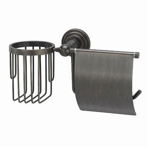 Держатель туалетной бумаги WasserKRAFT Isar K-7359 и освежителя темная бронза Держатель туалетной бумаги WasserKRAFT Isar K-7359 и освежителя темная бронза