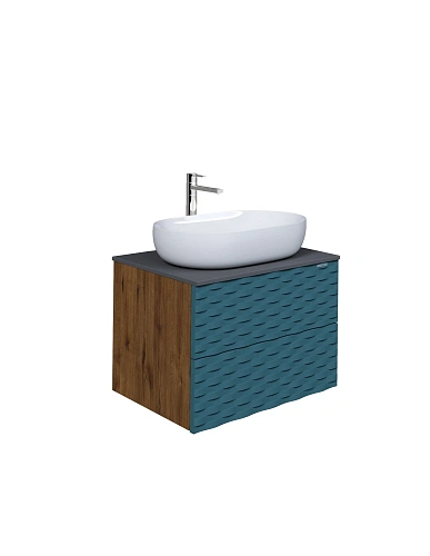 Тумба под раковину GROSSMAN АЛЬБА-65 см веллингтон/бриз (ум.GR-3016) подвесная 106502 Тумба под раковину GROSSMAN АЛЬБА-65 см веллингтон/бриз (ум.GR-3016) подвесная 106502