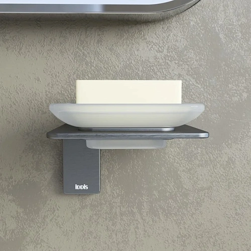 Мыльница IDDIS Slide (SLIGMG0i42) матовое стекло, графит Мыльница IDDIS Slide (SLIGMG0i42) матовое стекло, графит