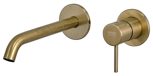 Смеситель для раковины Remer X Style X15PVO, состаренная латунь Смеситель для раковины Remer X Style X15PVO, состаренная латунь