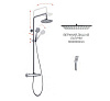Картинка анонса товара «душевая система fima carlo frattini shower column f4885/q3010cr»