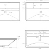 Раковина Aquanet Ирис 90 белая 00323883 Раковина Aquanet Ирис 90 белая 00323883