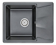 Кухонная мойка Granula 6201, ШВАРЦ (чёрный металлик), кварц 620х500 Кухонная мойка Granula 6201, ШВАРЦ (чёрный металлик), кварц 620х500