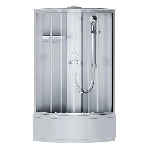 Душевая кабина AM.PM X-Joy W94C-401A-090MT 90x90, четверть круга, профиль хром матовый, стекло прозрачное Душевая кабина AM.PM X-Joy W94C-401A-090MT 90x90, четверть круга, профиль хром матовый, стекло прозрачное