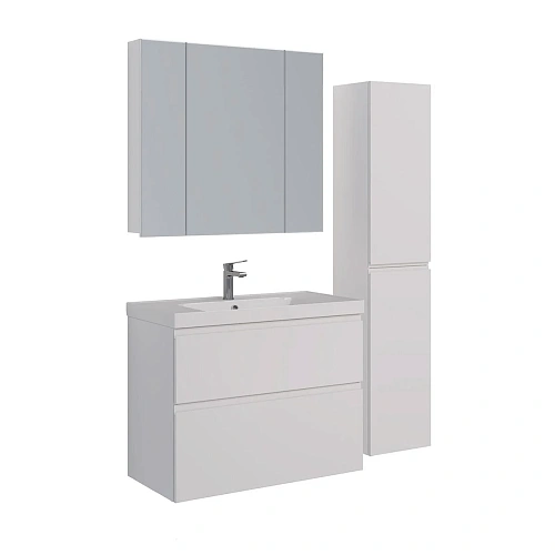 Тумба под раковину Lemark VEON 90 см подвесная/напольная, белый LM01V90T Тумба под раковину Lemark VEON 90 см подвесная/напольная, белый LM01V90T