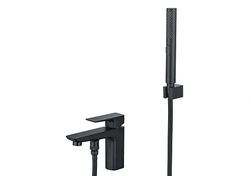 Смеситель на борт ванны Aquatek ВЕГА AQ1044MB черный матовый Смеситель на борт ванны Aquatek ВЕГА AQ1044MB черный матовый