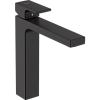 Картинка анонса товара «смеситель для раковины hansgrohe vernis shape 190, без сливной гарнитуры 71591670, матовый черный»