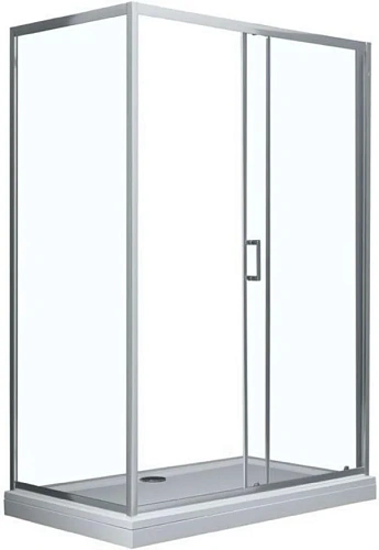 Душевая дверь Aquanet SD-1400A 140, прозрачное стекло Душевая дверь Aquanet SD-1400A 140, прозрачное стекло