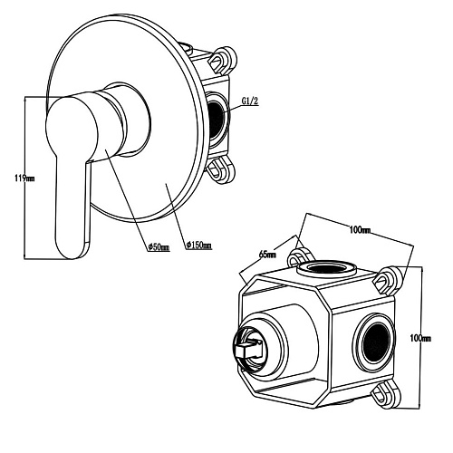 Гигиенический душ Swedbe Platta 5524 Гигиенический душ Swedbe Platta 5524