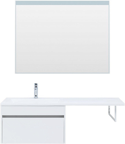 Тумба под раковину Aquanet Токио 68 белый (подвесная, 1 ящик) 00236917 Тумба под раковину Aquanet Токио 68 белый (подвесная, 1 ящик) 00236917