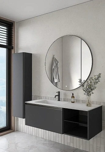 Тумба под раковину Armadi Art QUATRO 6 120см (80+40) ANTHRACITE профиль ANTHRACITE 790-M6-120-A-A антрацит Тумба под раковину Armadi Art QUATRO 6 120см (80+40) ANTHRACITE профиль ANTHRACITE 790-M6-120-A-A антрацит