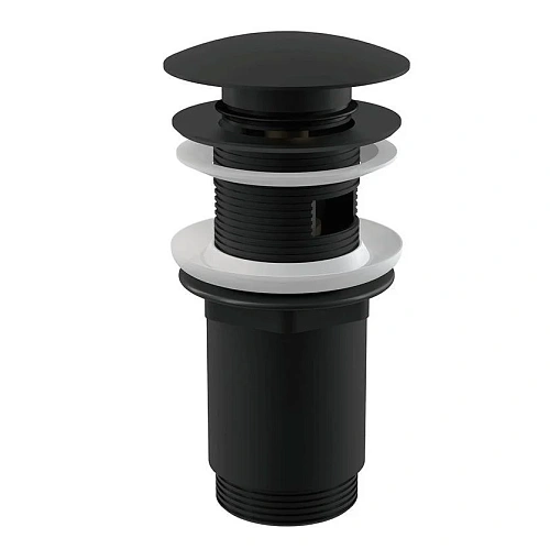 Донный клапан AlcaPlast A392BLACK черный матовый Донный клапан AlcaPlast A392BLACK черный матовый