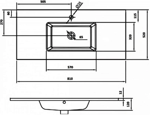 Столешница Boheme Lucido стекло 80 см Насыщенный Синий 852-080-BL Столешница Boheme Lucido стекло 80 см Насыщенный Синий 852-080-BL