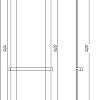 Полотенцесушитель электрический Allen Brau Infinity 140x44 00325646 с рейлингом 2.0 и креплением, серебро брашированное Полотенцесушитель электрический Allen Brau Infinity 140x44 00325646 с рейлингом 2.0 и креплением, серебро брашированное