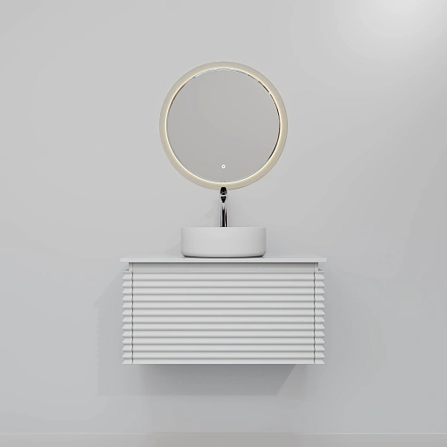 Комплект мебели ArtDecco Jacqueline 80 AJC08W34S3MF белый Комплект мебели ArtDecco Jacqueline 80 AJC08W34S3MF белый