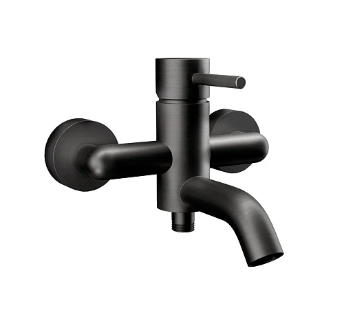Смеситель для ванны Remer X Style X05CFP, чёрный брашированный хром Смеситель для ванны Remer X Style X05CFP, чёрный брашированный хром