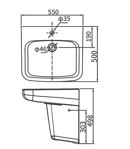 Полупьедестал ARROW AGL9605C Полупьедестал ARROW AGL9605C