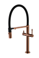 Детальная картинка товара «смеситель для кухни boheme uno 115-brb brushed bronze c краном для питьевой воды»