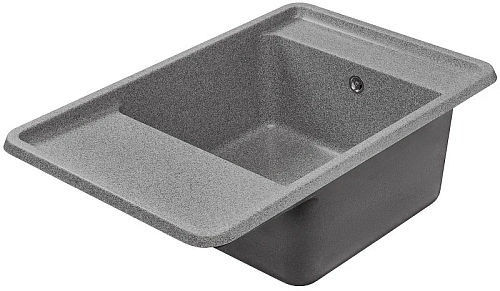Кухонная мойка Aquaton Беллис 78 1A725032BS230 из литого мрамора, серый Кухонная мойка Aquaton Беллис 78 1A725032BS230 из литого мрамора, серый