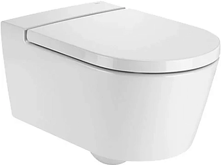 Крышка-сиденье Roca Inspira Round Soft Close 80152200B с микролифтом, петли хром Крышка-сиденье Roca Inspira Round Soft Close 80152200B с микролифтом, петли хром