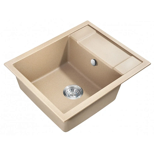 Кухонная мойка Milacio Navarra 60 Cuarzo (MC.77074), бежевый Кухонная мойка Milacio Navarra 60 Cuarzo (MC.77074), бежевый