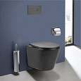 Унитаз подвесной Vincea Piatti VT1-11SMA, цвет антрацит матовый, ультратонкое soft-close сиденье Унитаз подвесной Vincea Piatti VT1-11SMA, цвет антрацит матовый, ультратонкое soft-close сиденье